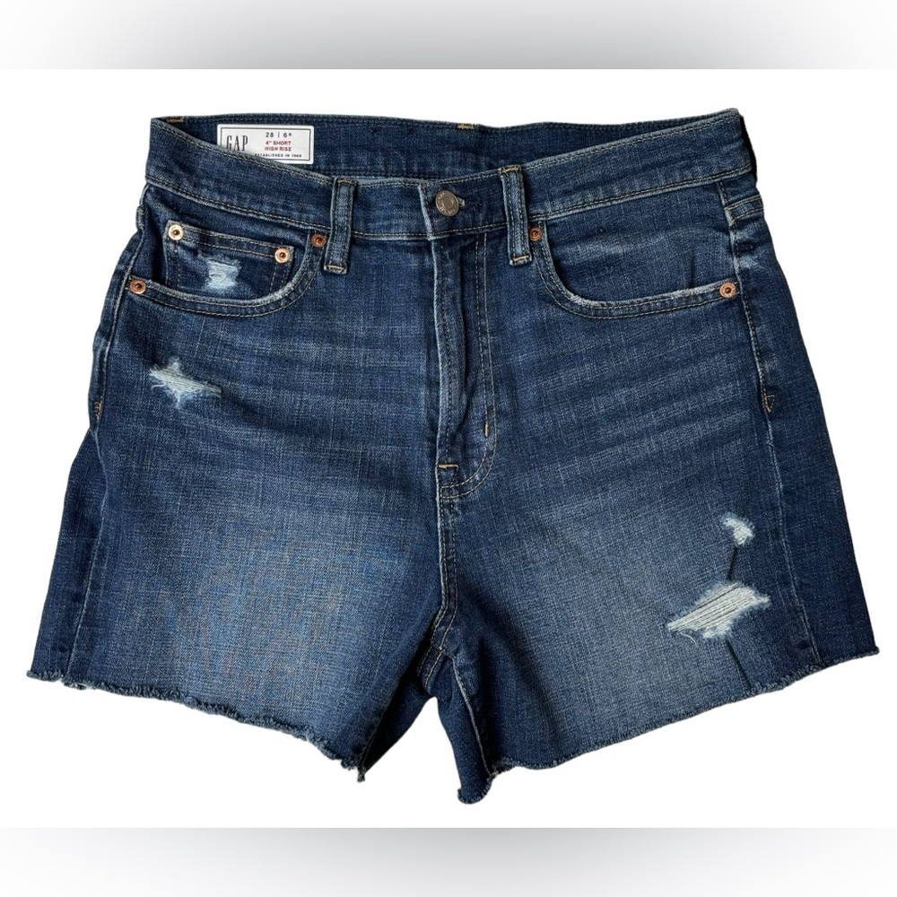 Gap High Rise Denim Shorts